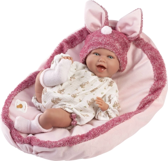 Llorens New Born realistyczna lalka niemowlę z dźwiękami 42 cm