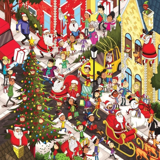 Puzzle YAZZ – ulica bożonarodzeniowa, 1023 elementy