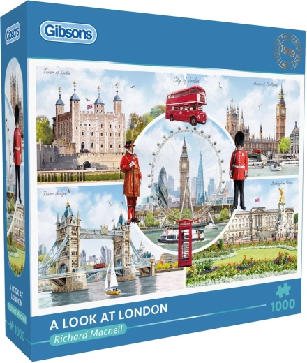 Puzzle Gibsons Widok na Londyn 1000 elementów
