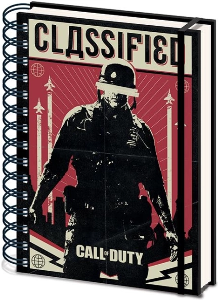 Notes spiralny A5 Call of Duty, liniowany