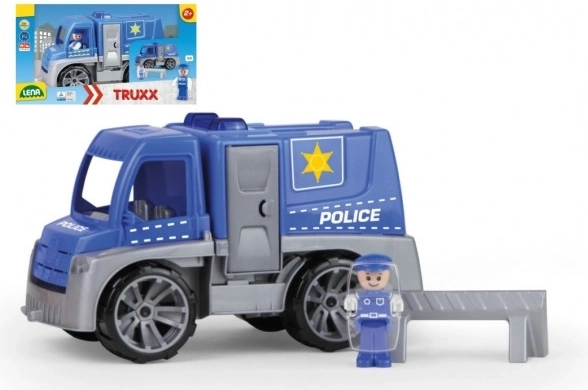 Policyjna ciężarówka z figurką 29 cm