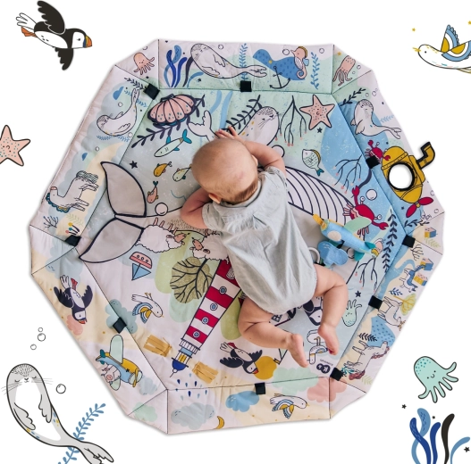 Składane brzegi i 20 piłeczek dla większej zabawy