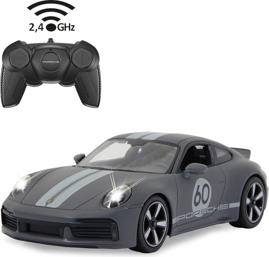 Samochód RC Porsche 911 Sport Classic 1:16 szary