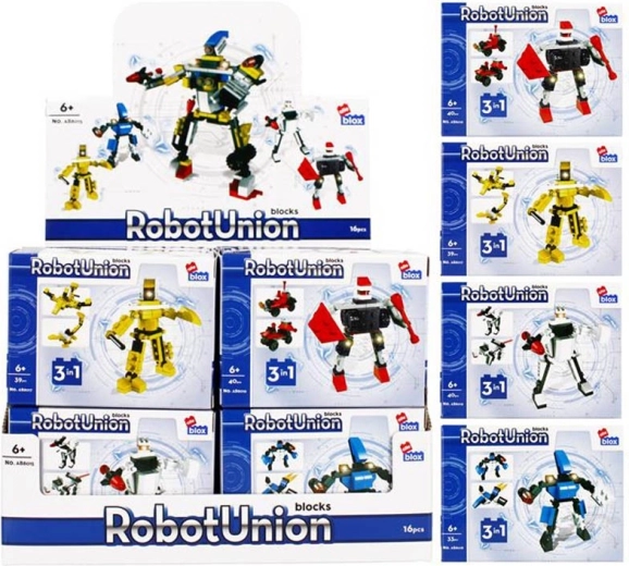 Klocki robot 3w1 – 4 warianty
