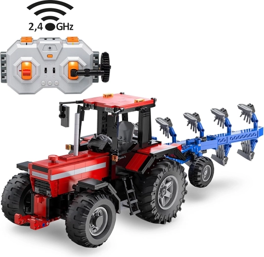 CaDA zestaw konstrukcyjny zdalnie sterowany traktor z pługiem 1:17