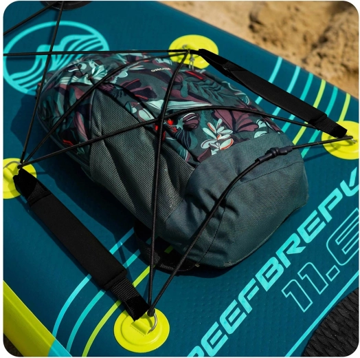 Wygoda i pewny krok dzięki powierzchni EVA i sieci bungee