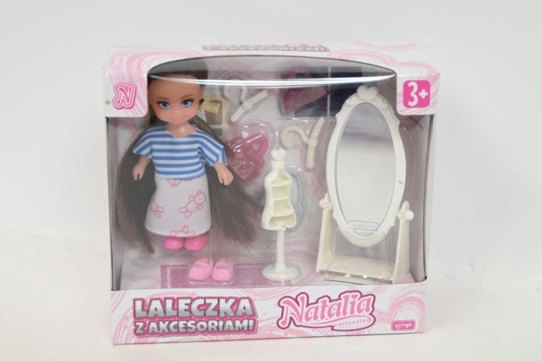 Lalka Natalia z garderobą
