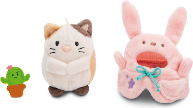 Uroczy zestaw 3 w 1: Angy, kaktus Moodi i króliczy kostium