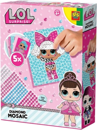 SES mozaika z diamentowymi koralikami LOL Surprise