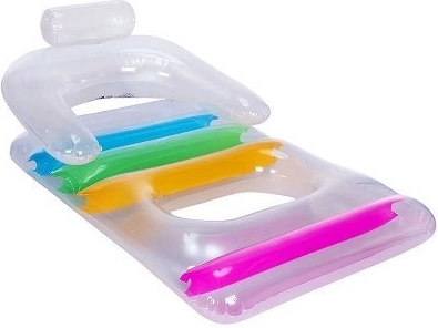 Stylowe przezroczyste wykonanie z kolorowymi komorami