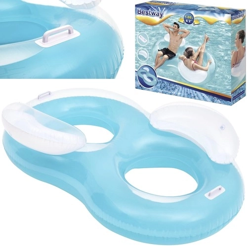 Dmuchany podwójny materac basenowy Bestway