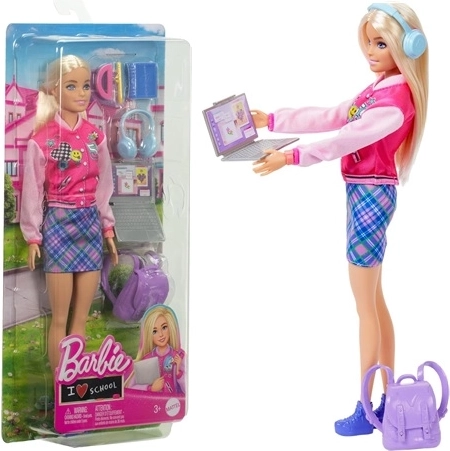 Lalka Barbie „Powrót do szkoły” z akcesoriami