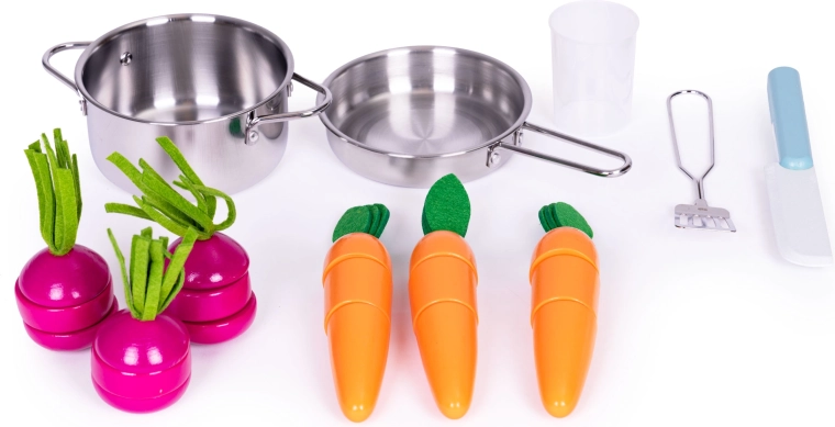 Warzywa do krojenia i bezpieczny nóż