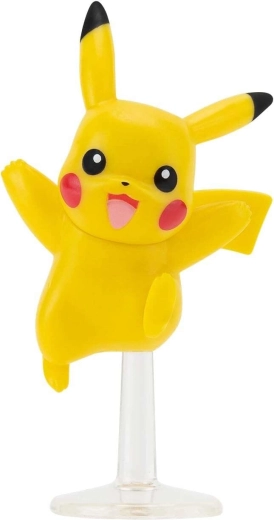 Dynamiczna poza Pikachu z podstawką