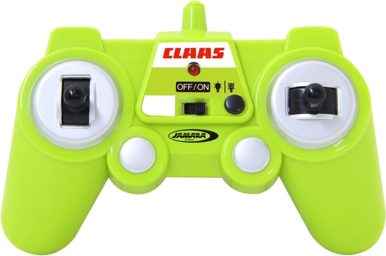 Zdalnie sterowany traktor Claas Arion 660 ze składanym przyczepem 1:24