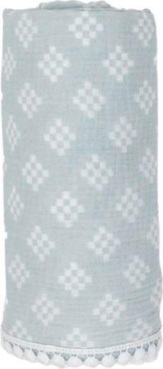 Muślinowy otulacz Lodger swaddler tribe muslin ice flow