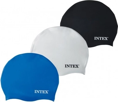 Silikonowy czepek pływacki INTEX w różnych kolorach