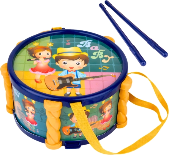 Bębenek z paskiem do rytmicznej zabawy