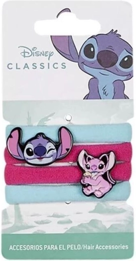 Zestaw gumek do włosów Lilo i Stitch (4 szt.)