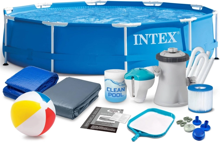 Ogrodowy basen stelażowy 305 × 76 cm z filtracją INTEX