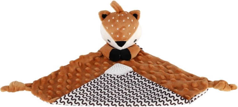 Miękka minky z wypukłymi kropkami 3D dla spokojnego zasypiania