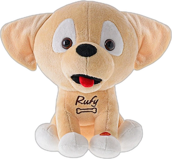 Pluszowy piesek Rufy mówi po czesku 19 cm na baterie - 1 sztuka