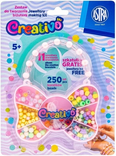 Astra zestaw koralików Motylek