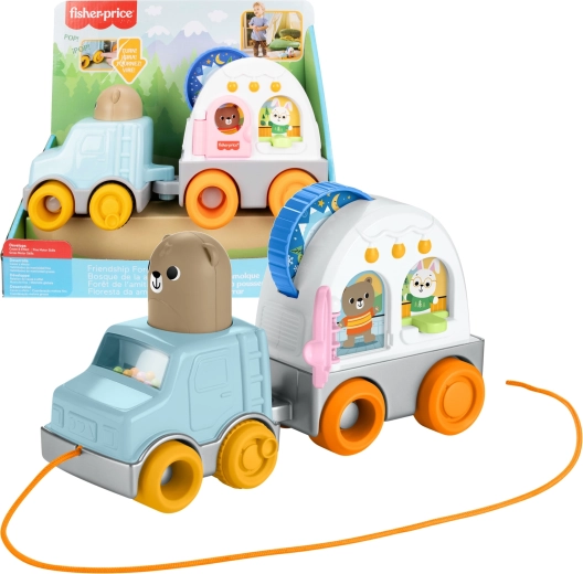Fisher-Price edukacyjny kamper do ciągnięcia dla niemowląt