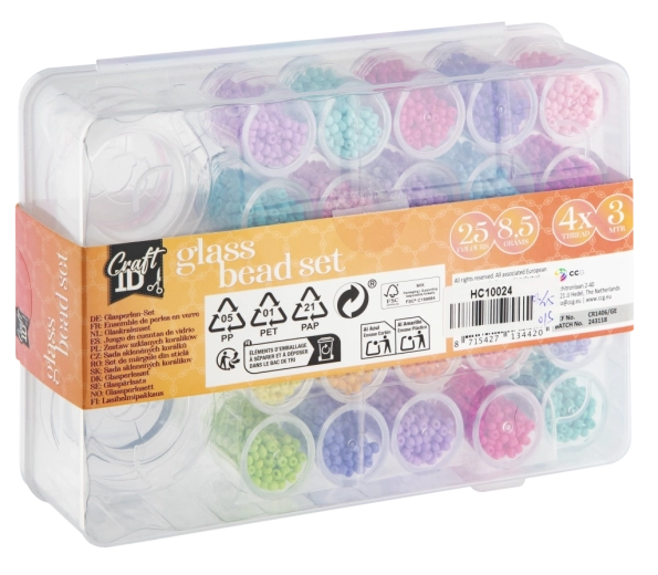 Wysokiej jakości szklane koraliki o profesjonalnym wyglądzie