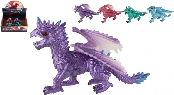 Teddies figurka smoka – mix kolorów, 10 cm