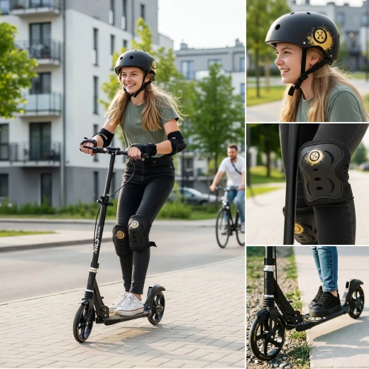 Składana konstrukcja i regulowana kierownica