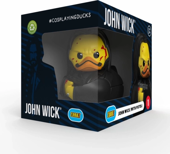 Kolekcjonerska kaczuszka TUBBZ John Wick z pistoletem