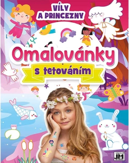 Kolorowanki z tatuażami Wróżki i księżniczki