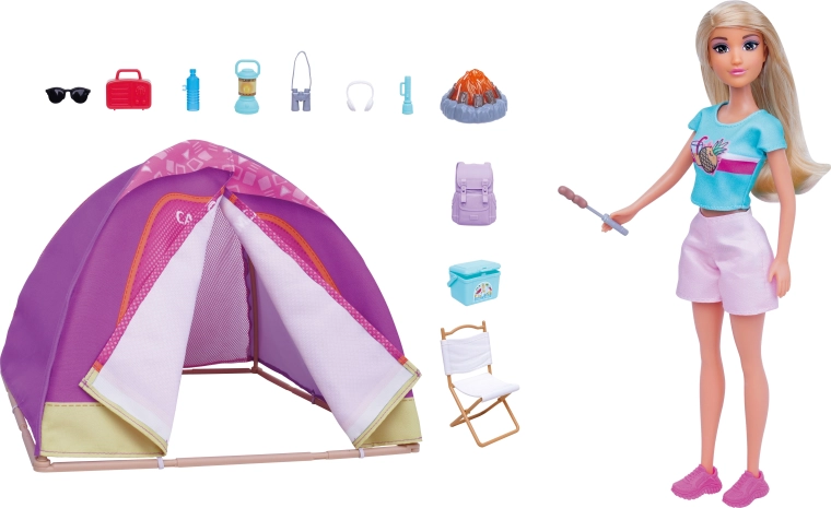 Świecące ognisko dla realistycznej atmosfery