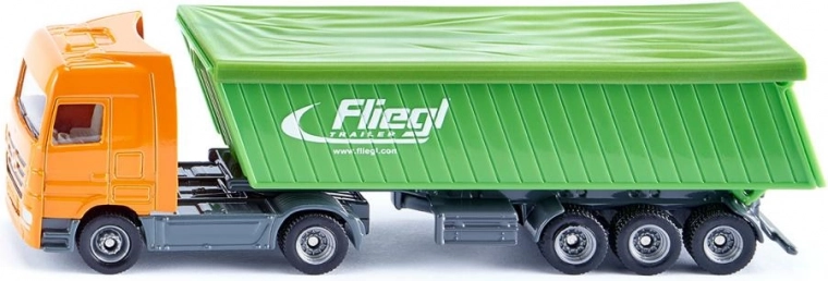 Siku Super ciężarówka z naczepą Mercedes‑Benz Actros 1:87 z plandeką