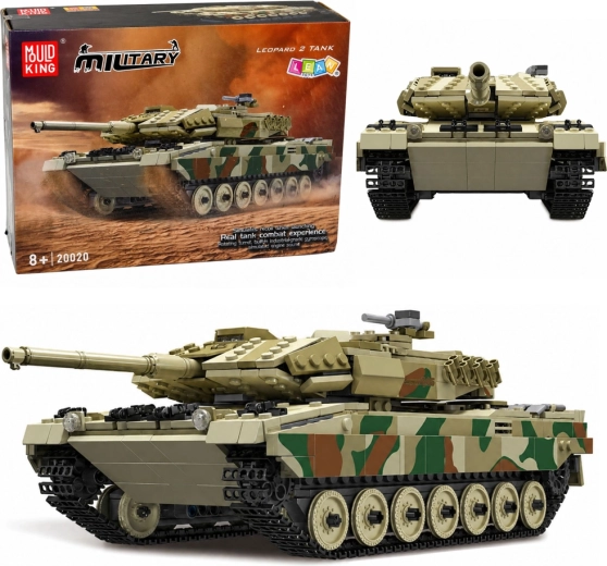 Zdalnie sterowany czołg Leopard – zestaw konstrukcyjny RC (1100 elementów)