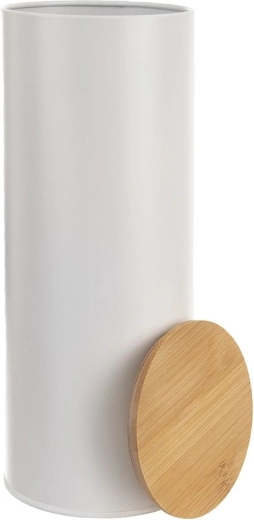 Hermetyczna bambusowa pokrywka z silikonem