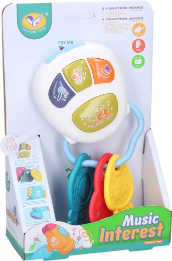 Klucze samochodowe z efektami świetlnymi i dźwiękowymi 17 cm - 1 szt.