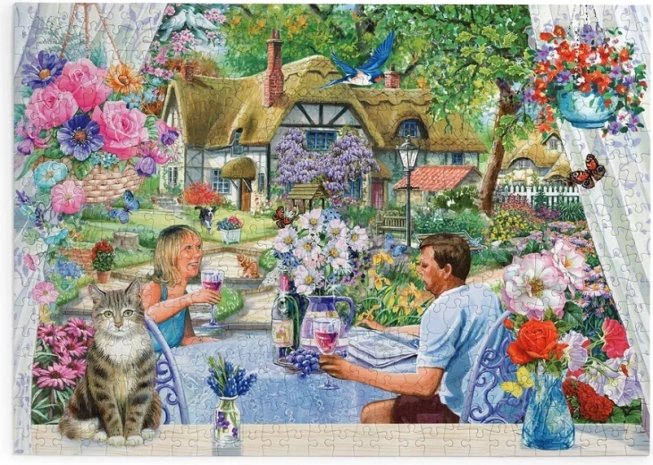 Puzzle HOP Radość z ogrodu – 500 dużych elementów