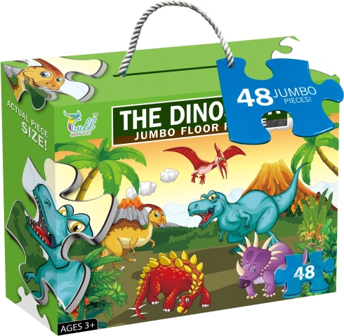 Podłogowe puzzle Dinozaury maxi