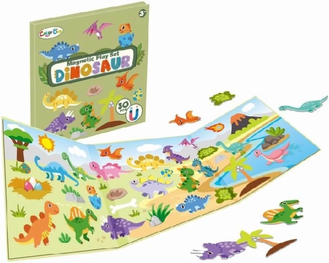 Magnetyczne puzzle dinozaur (30 elementów)