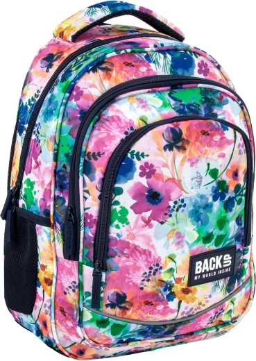 Plecak szkolny BackUP Violet bloom spring flowers 26 l
