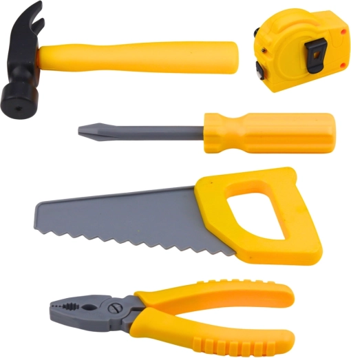 Kompletny zestaw 23 elementów do zabawy w majsterkowicza