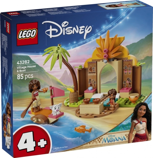 LEGO Disney Vaiana – wiejska chatka i łódka