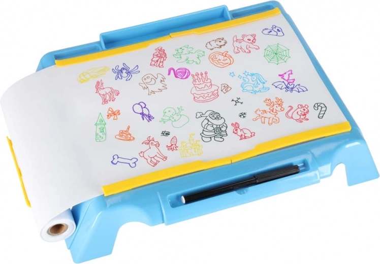 Wszystko pod ręką: żłobek na flamastery i rolka papieru