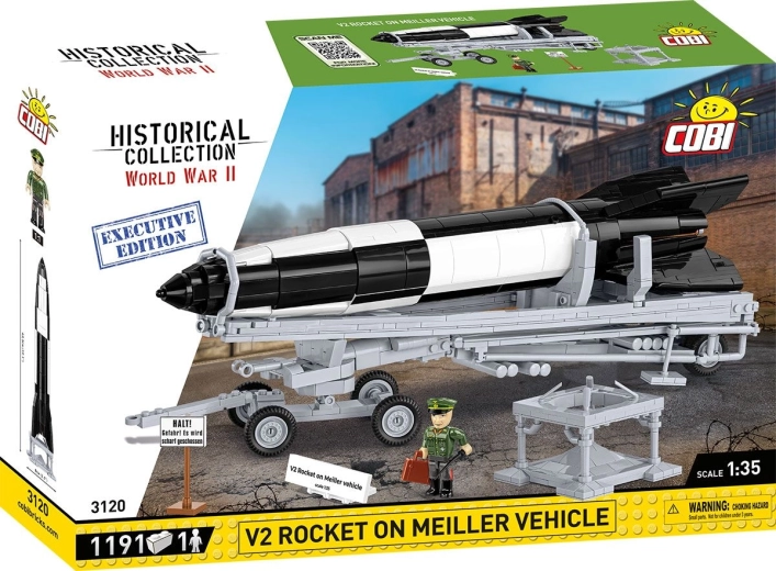 Cobi Historical Collection II wojna światowa rakieta V2 na podwoziu Meiller Executive Edition