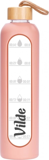 Wytrzymałe szkło borokrzemowe i bambusowa zakrętka