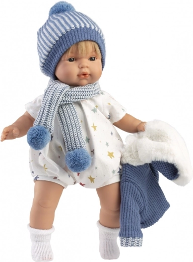 Stylowy zimowy strój i akcesoria