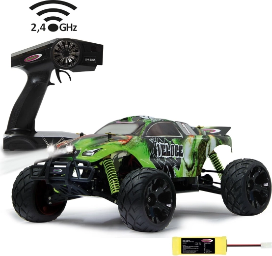 Monster truck RC Jamara Veloce 4WD 1:10 z oświetleniem LED
