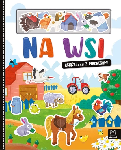 Książeczka z magnesami Na farmie